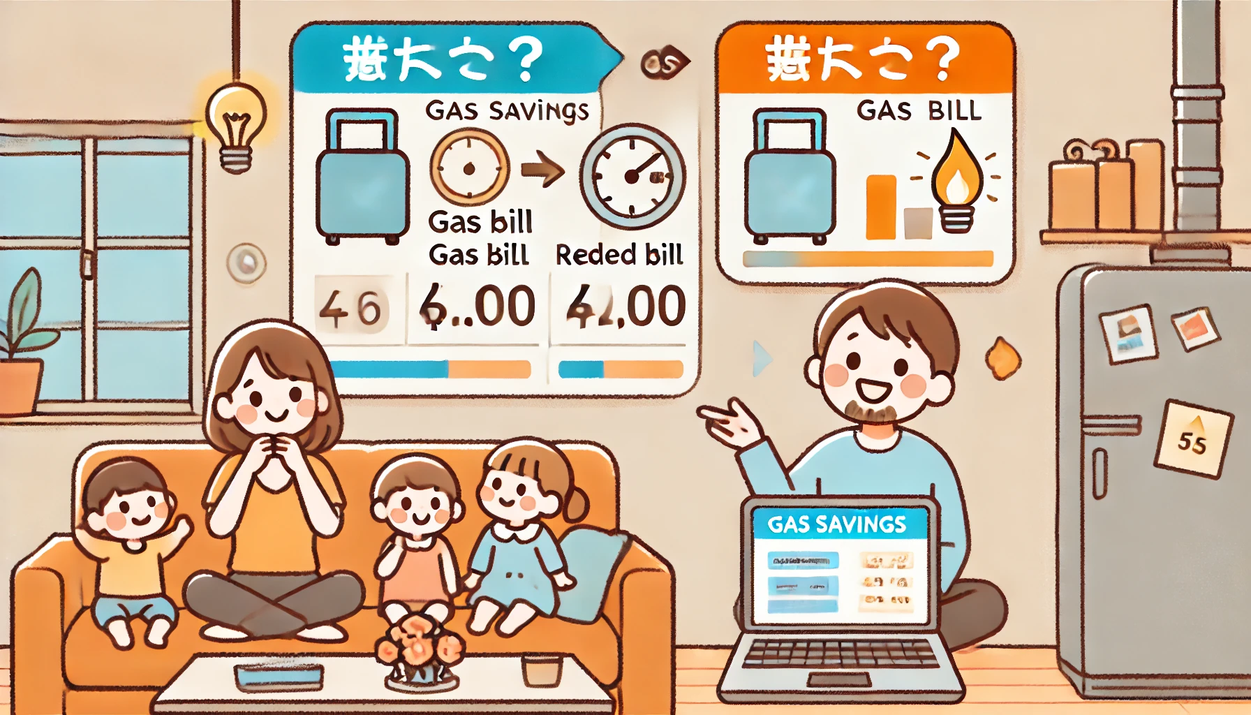 簡単にガス代を節約できる理由